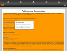 Tablet Screenshot of oregonlacrosseclub.org